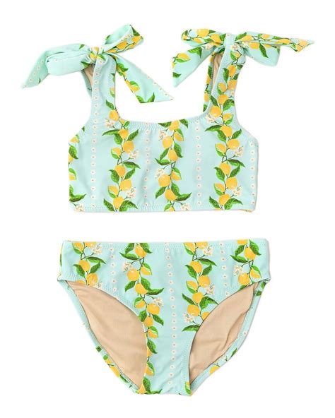 Shade Critters Girls Citrus Grove Bunny Tie Bikini 5T Walmart