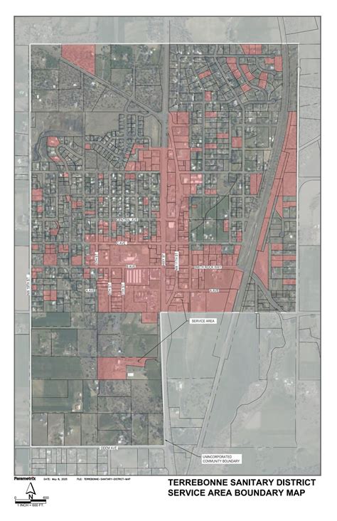 New District Map - Terrebonne Sanitary District