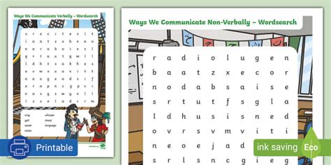 Ways We Communicate Wordsearch L Enseignant A Fait