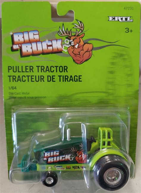 164 Buck Hunter Generic Green Pulling Tractor Daltons Farm Toys