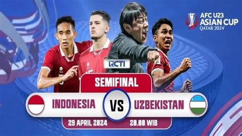 Siaran Langsung Link Live Streaming Timnas Indonesia Vs Uzbekistan