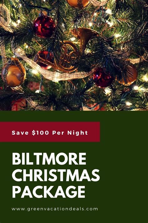 Save $100 Per Night on Biltmore Christmas Package