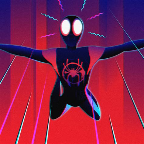 Download Miles Morales Spider Man Movie Spider Man Into The Spider Verse Pfp By Nattapong Masomboon