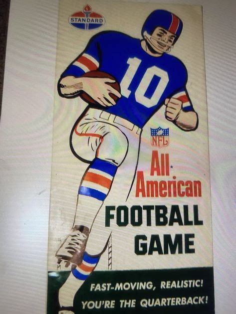 NFL All American Football Game | Board Game | RPGGeek