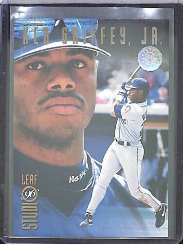 1996 Leaf Studio Gold Press Proof 116 Ken Griffey Jr 500 Ebay