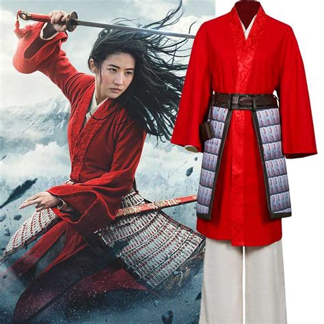 Film Mulan 2020 Hua Mulan Halloween Cosplay Costume Costumes De