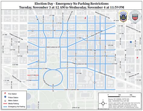 Parking Zones In Dc Map United States Map