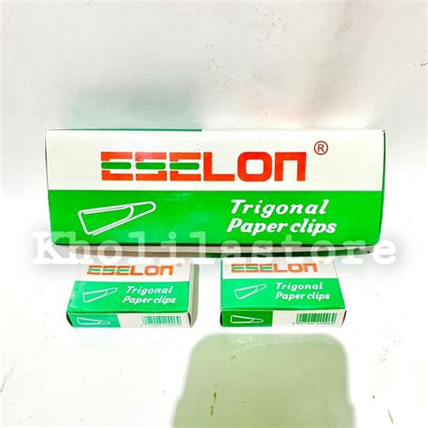 Jual Paper Clip Trigonal Clips No Eselon Isi Box Kecil Shopee