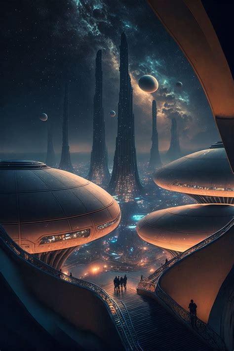 Pin By Tux Man On Arts Science Fiction Artwork Futuristic City Sci