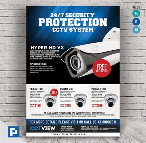 CCTV Package Promotional Flyer - PSDPixel