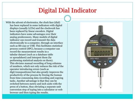 Dial indicator | PPT | Free Download