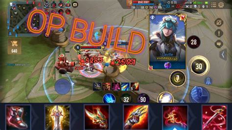 Gameplay On Laville Best Build On Best Adc Arena Of Valor Youtube