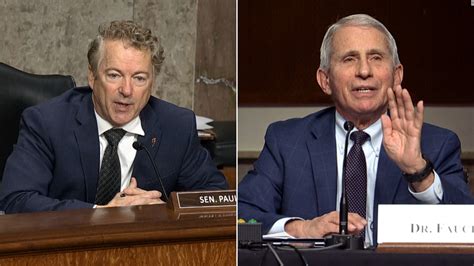 Dr Anthony Fauci Fires Back At Sen Rand Paul In Heated Senate