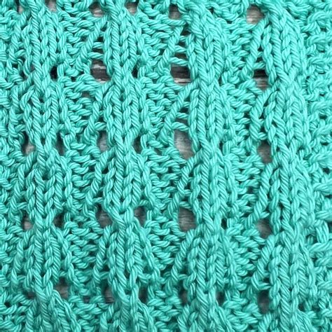 Kleines Dreieck Ajourmuster Stricken Simpleknittingpatterns