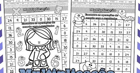 Multiplicação divertida 6 em pdf