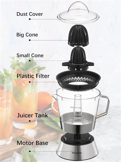 Homeleader Electric Citrus Juicer Review Angela Juicers