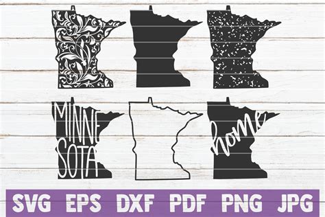 Minnesota State SVG Bundle Graphic By MintyMarshmallows Creative