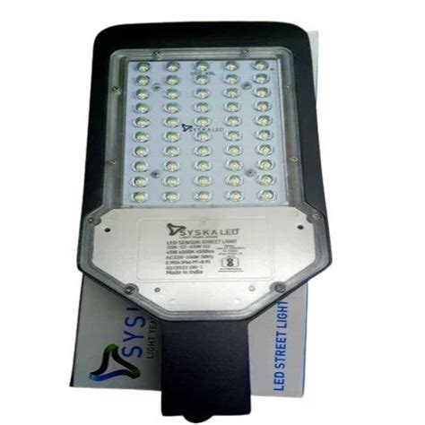 Syska Energy Saver 36w To 45w Led Sensor Outdoor Street Light Power: 36 ...