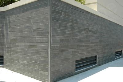 Lynia Ebony Basalt Wall Tiles Norstone Uk Stone Cladding Experts