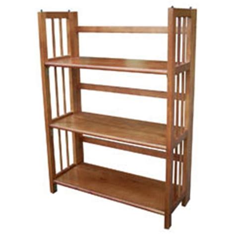 Ltd 3 Tier Folding Bookcase Honey Oak