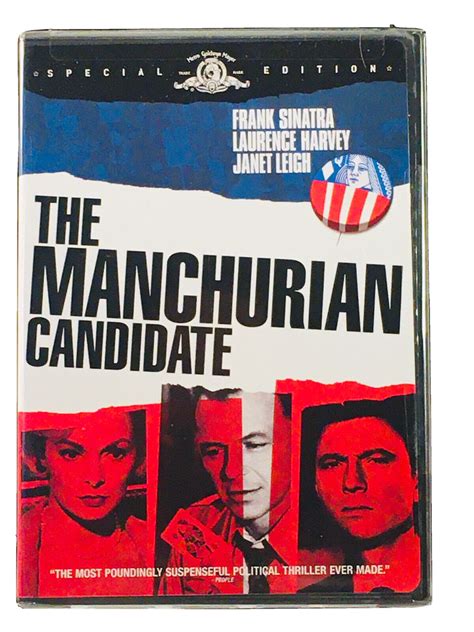 The Manchurian Candidate Dvd Ws B W Pg Frank Sinatra Janet