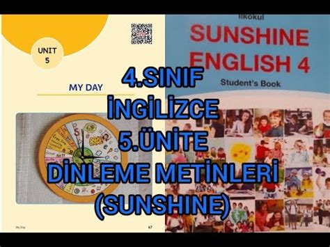 4 sınıf İngilizce Sunshine English Ders kitabı 5 ünite My Day sayfa 67