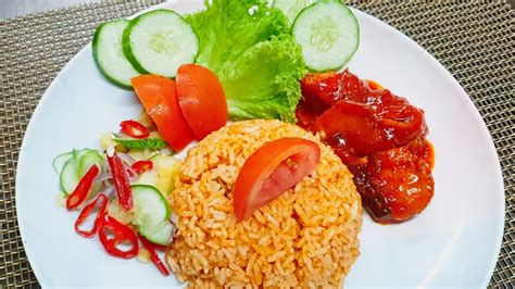 Cara Mudah Buat Nasi Tomato Yang Sedap Youtube