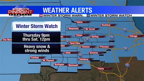 Winter Storm Watch for Friday – here we go again… | OurQuadCities