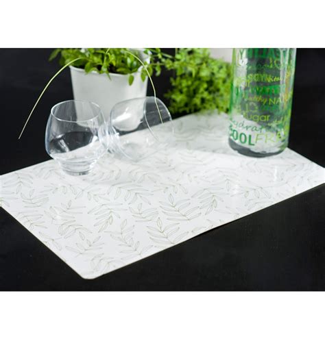 Lot De Sets De Table Verveine Calitex Blancollection