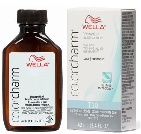 Wella Color Charm Permanent Liquid Toner T Lightest Ash Blonde Oz Staten Island Beauty