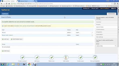 Inviting Users To Testrail Testrail Integration With JIRA And Testrail