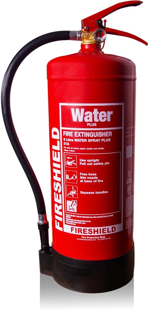 6ltr Water Fire Extinguisher Fireshield Uk Diy And Tools