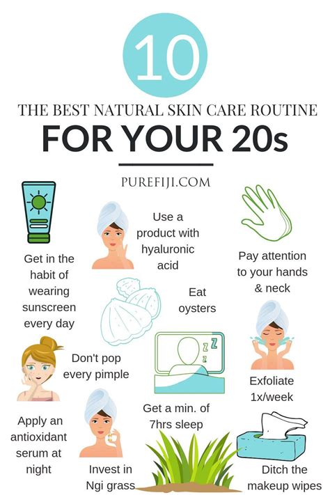 10 Natural Skin Care Tips For Gorgeous Skin In Your 20s Natural Skin Care Routine Healthy