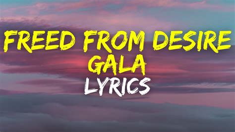 GALA Freed From Desire FIFA World Cup 2022 Lyrics YouTube