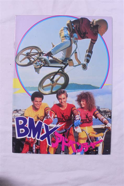 A4101w Bmx Bandits 1983 Japan Movie Pamphlet Book Japan In Motion