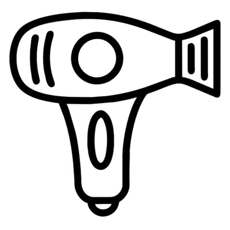 Premium Vector Hair Dryer Icon Outline