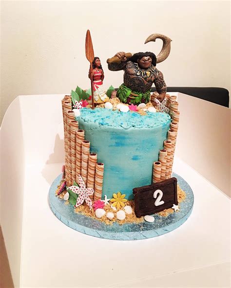 Moana Themed Cake My Sister Made Rdisney