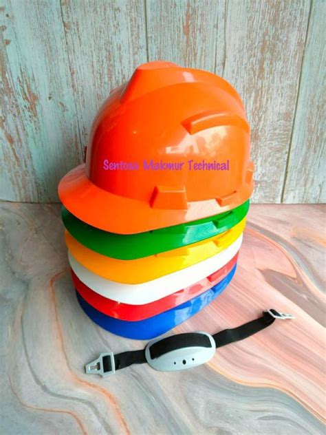 Enzo Helm Helmet Safety V Guard Proyek Putar Fastrack Kuning Putih