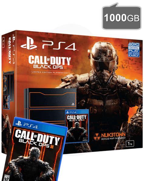 Playstation 4 Ps4 1000gb Call Of Duty Black Ops 3 Limited Edition