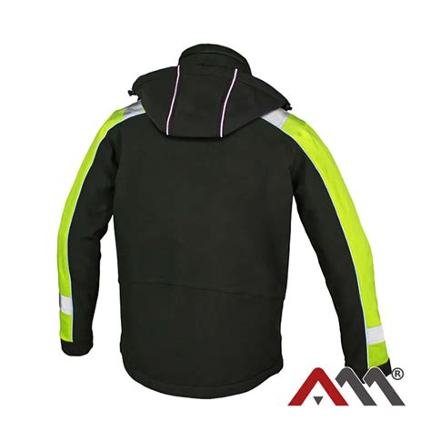 Work Jacheta Softshell Reflectorizanta HI VIS Rezistenta La Ploaie