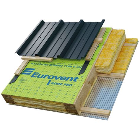 Кровельная мембрана Eurovent HOME PRO 1,5m*50m