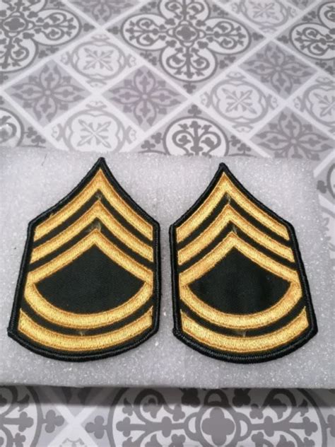 Beau Lot De Grades Arm E Us Sergeant First Class Original Eur