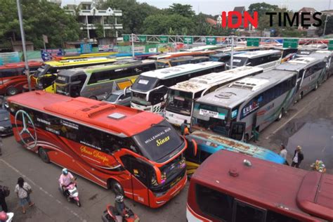 Pemudik Di Terminal Bekasi Meningkat