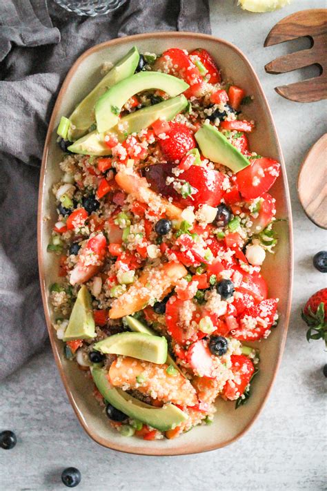 Red Quinoa Fruit Salad