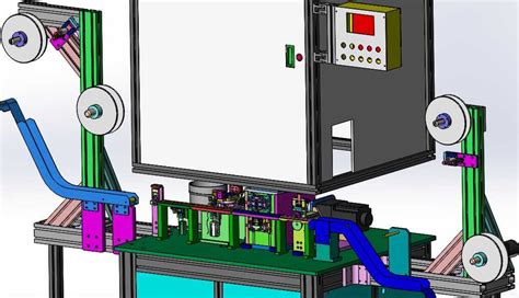 凸轮式压入裁切机3d模型下载 三维模型 Solidworks模型 制造云 产品模型