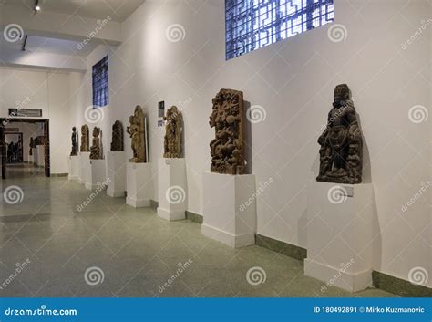 Ancient Sculptures In The National Museum Of India In New Delhi ...