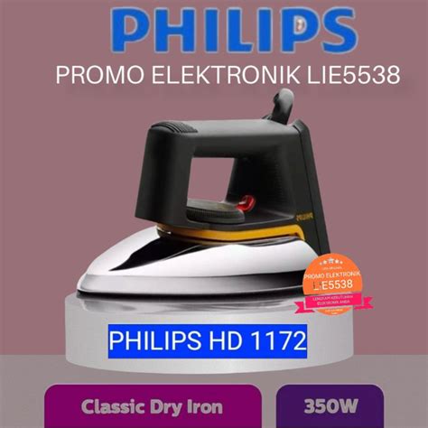 Jual Setrika Philips Hd Hd Watt Garansi Resmi Shopee