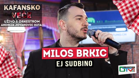 MILOS BRKIC MOJA DANO MOJA RANO UZIVO ORK ANDRIJA JOVANOVIC