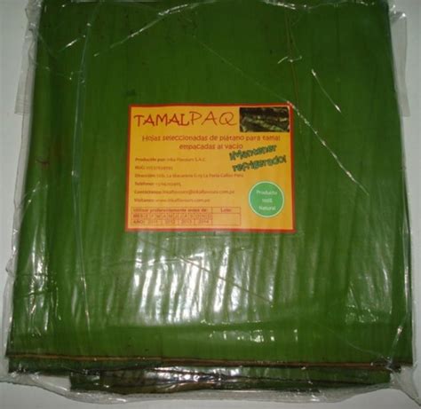 Hojas de plátano para tamales