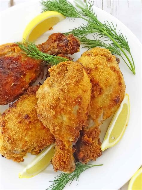 Breaded Baked Chicken Drumsticks - Olga in the Kitchen